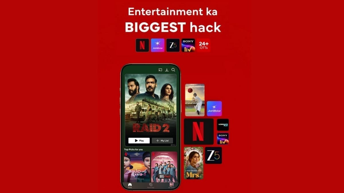 Stream Your Fav Content With Airtel’s New Prepaid Packs: Netflix, Zee5, JioHotstar & 25+ OTTs